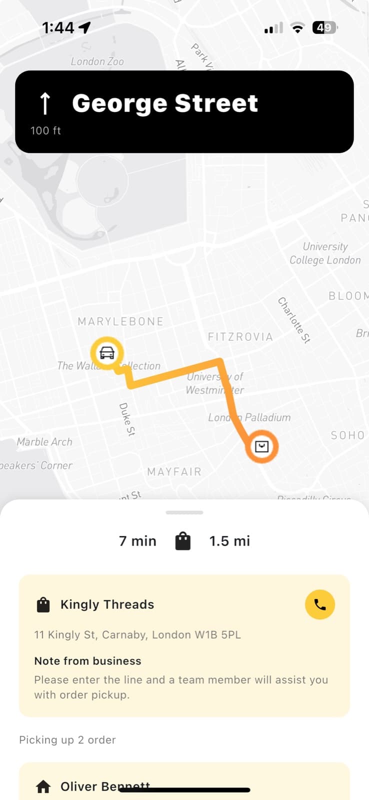 HS2U driver app, built in Flutter